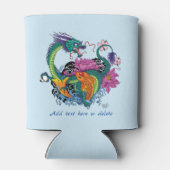 水中国の竜コイ魚 缶クーラー (裏面)