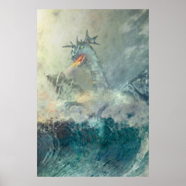 水中国の竜 ポスター