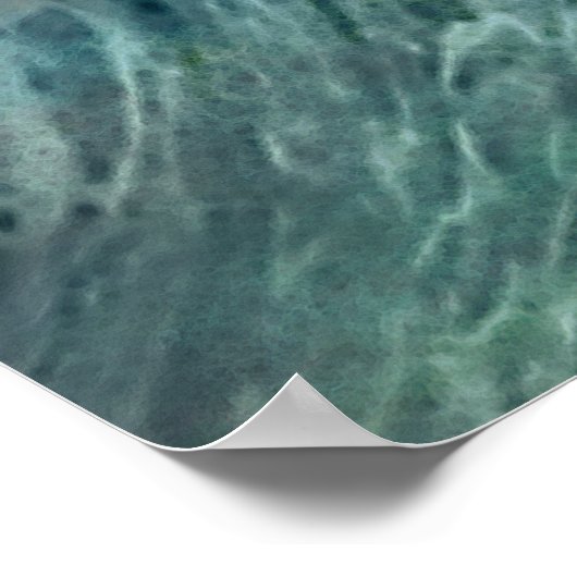 水中国の竜 ポスター (角)