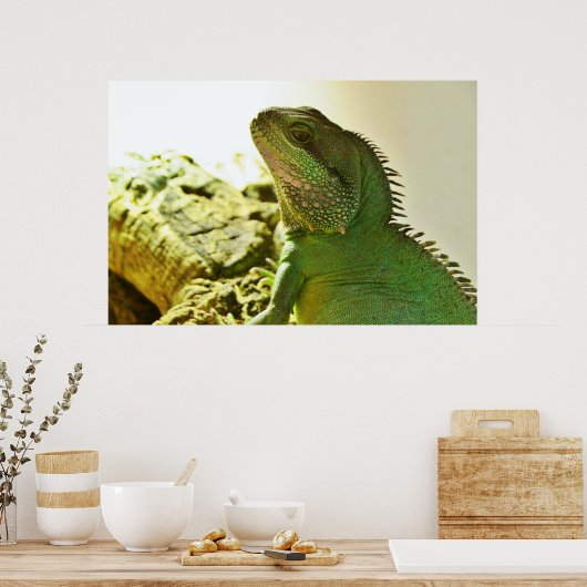 水中国の竜 ポスター (キッチン)