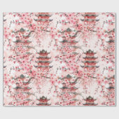 水中国の色さくらんぼ(7) ラッピングペーパー (フラット)