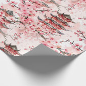 水中国の色さくらんぼ(7) ラッピングペーパー (角)