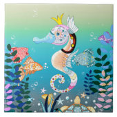 水中場面、タイル タイル (正面)