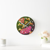 水中夢 ラウンド壁時計 (ホーム)