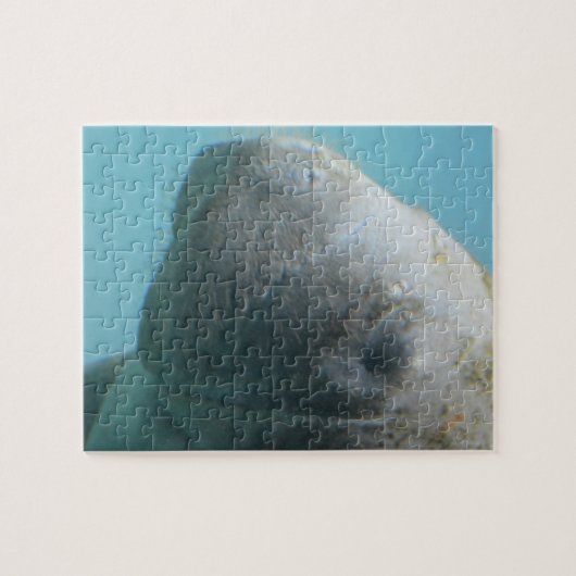 水中大きいマナティー ジグソーパズル (横)