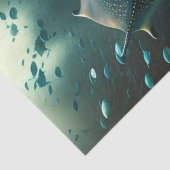 水中威厳のあるマンタ線海の分離 薄葉紙 (詳細)