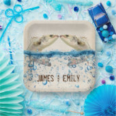 水中婚礼鱼 ペーパープレート (パーティー)