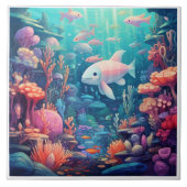 水中小脳瓦 タイル (正面)