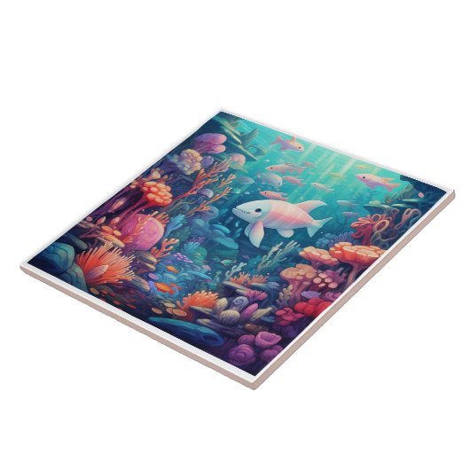 水中小脳瓦 タイル (側面)