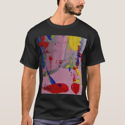 水中抽象画 Tシャツ (正面)
