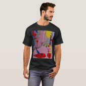 水中抽象画 Tシャツ (正面フル)
