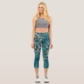 水中抽象芸術ファンタジー カプリレギンス (正面)