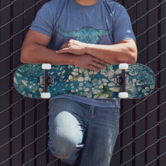 水中抽象芸術ファンタジー スケートボード (室外3)