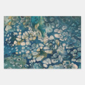 水中抽象芸術ファンタジー ラッピングペーパーシート (正面3)