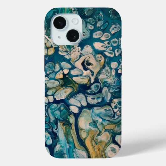 水中抽象芸術ファンタジー Case-Mate iPhoneケース (裏面)