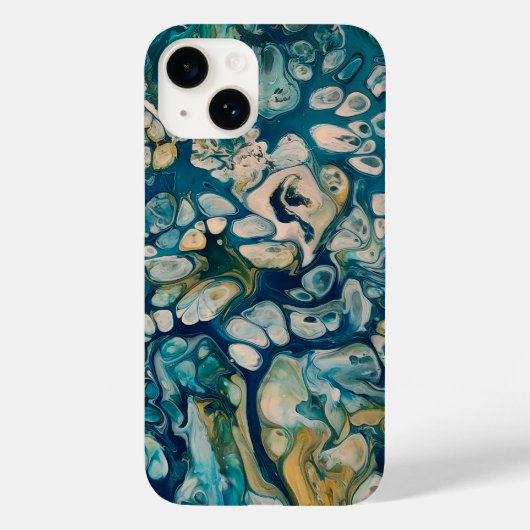 水中抽象芸術ファンタジー Case-Mate iPhoneケース (裏面)