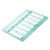 水中月次プランナーメモ帳 ノートパッド (アングル)