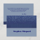 水中森林感謝のメモ サンキューカード (正面/裏面)