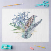 水中水彩シリーズデザイン6 薄葉紙 (クラフト)