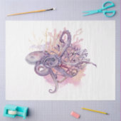 水中水彩系デザイン8 薄葉紙 (クラフト)