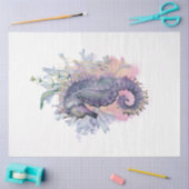 水中水彩系デザイン9 薄葉紙 (クラフト)