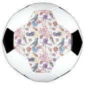 水中水色合成シリーズデザイン1 サッカーボール (回転)