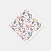 水中水色合成シリーズデザイン1 スタンダードカクテルナプキン (角)