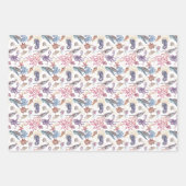 水中水色合成シリーズデザイン1 ラッピングペーパーシート (正面3)