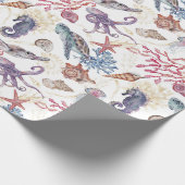 水中水色合成シリーズデザイン1 ラッピングペーパー (角)