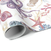 水中水色合成シリーズデザイン1 ラッピングペーパー (ロールコーナー)