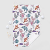 水中水色合成シリーズデザイン2 ゴルフタオル (インサイチュ)