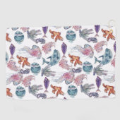 水中水色合成シリーズデザイン2 ゴルフタオル (横)