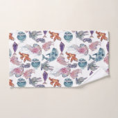 水中水色合成シリーズデザイン2 バスタオルセット (ハンドタオル)