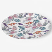 水中水色合成シリーズデザイン2 ペーパープレート (アングル)