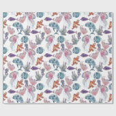 水中水色合成シリーズデザイン2 ラッピングペーパー (フラット)