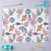 水中水色合成シリーズデザイン2 薄葉紙 (クラフト)