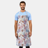 水中水色合成シリーズデザイン3 エプロン (着用した状態)