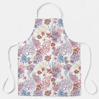 水中水色合成シリーズデザイン3 エプロン