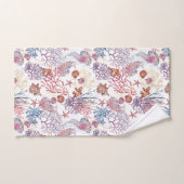 水中水色合成シリーズデザイン3 バスタオルセット (ハンドタオル)