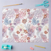 水中水色合成シリーズデザイン3 薄葉紙 (クラフト)