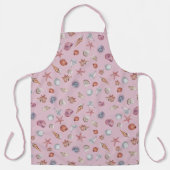 水中水色合成シリーズデザイン4 エプロン (正面)