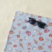 水中水色合成シリーズデザイン4 ビーチタオル (インサイチュ)