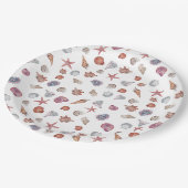 水中水色合成シリーズデザイン4 ペーパープレート (アングル)