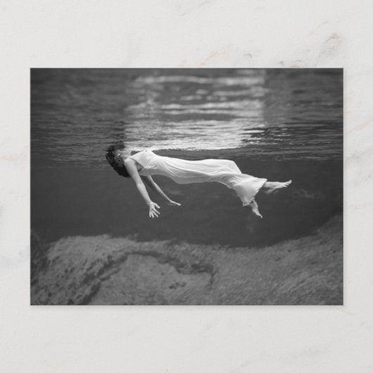 水中浮動, 1947 ポストカード (正面)