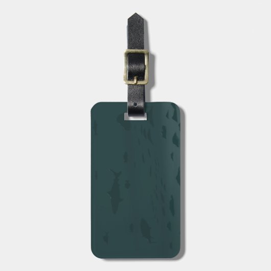 水中海シーン ラゲッジタグ (正面縦)