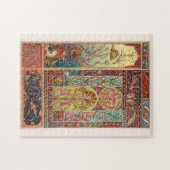 水中海洋生物アールヌーボー水族館 ジグソーパズル (横)