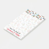 水中海洋生物パターン|はあなたの名前を加えます ポストイット (アングル)