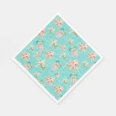 水中海洋生物 スタンダードランチョンナプキン (角)