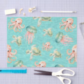 水中海洋生物 薄葉紙 (クラフト)