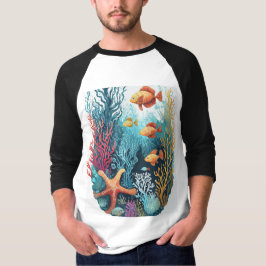 水中海洋生物 Tシャツ